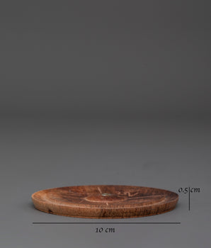 Tibetan Handmade Incense Holder | Unique Wood Design for Spiritual Practices