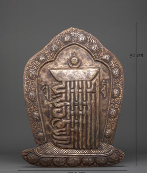 Tibetan Kalachakra Symbol Wall Hanging | Buddhist Protection Wall Art