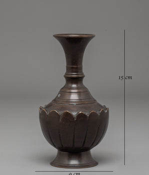 Handmade Tibetan Flower Vase | Elegant Home Decor