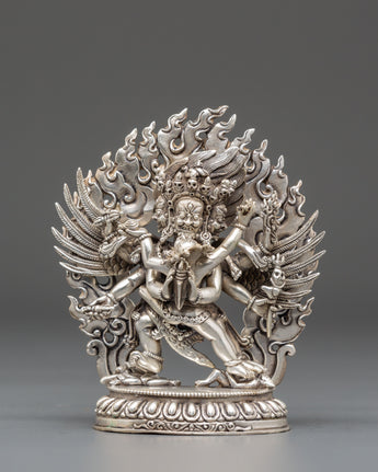 Tibetan Vajrakilaya Deity Statue