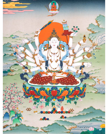 Cundi Thangka Print's Graceful Presence