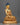 gautama buddha copper gilt statue
