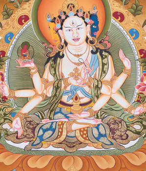 Wall Hanging Namgyalma Thangka | Decoration For Meditation And Yoga