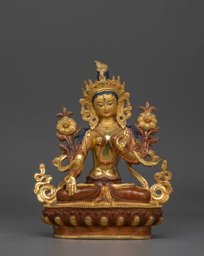 handcrafted-himalayan-sculpture-of-white-tara