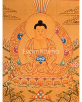 Meditative Gautam Buddha Artwork