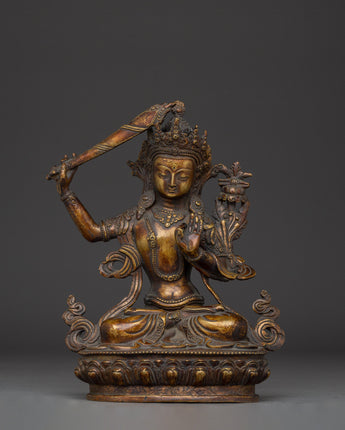 Ultimate Wisdom Bodhisattva Manjushri Statue
