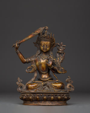 Ultimate Wisdom Bodhisattva Manjushri Statue