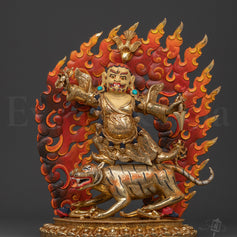 Spiritual Dorje Drollo Vajra Protector Statue