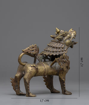 Handcrafted Lion Statue | Majestic Home Decor & Symbol of Strength
