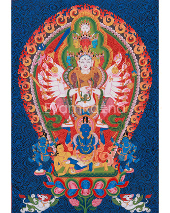 Goddess SiddhiLakshmi Canvas Print