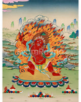 Spiritual Hayagriva Thangka Print