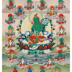 Twenty One Tara Thangka Print
