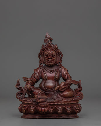 Dzambhala with Oxidized Copper Body