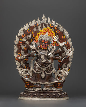 white-mahakala-silver-plated-oxidized-copper