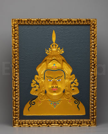 Guru Rinpoche Wooden Thangka
