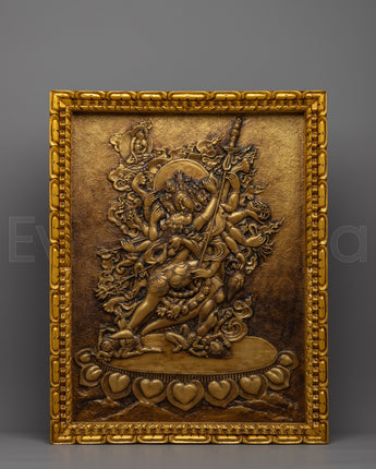 Chakrasamvara Wooden Thangka