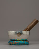 Silver Tibetan Singing Bowl