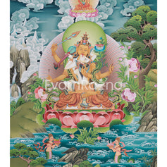 Bodhisattva of Wisdom (Manjushri) with Consort