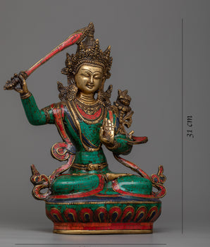 Buddha Manjushri Statue | Celebrating the Transformative Power of Wisdom