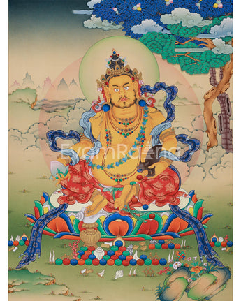 Kubera, Dzambhala Canvas Print |
