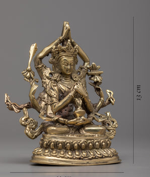 Cundi Bodhisattva Statue | Exquisite Copper Sculpture for Spiritual Enlightenment