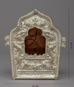 Tibetan Ghau Amulet | Handcrafted Silver Body