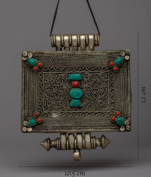 Stunning Ghau Pendant | Unique Spiritual Jewelry