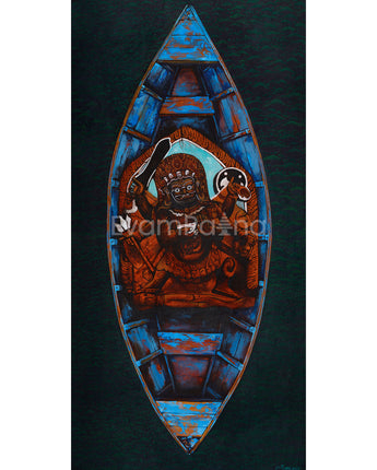 Wrathful Protector Canvas print