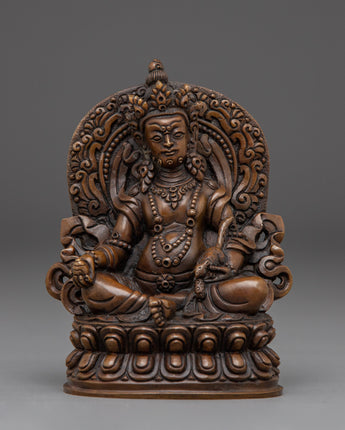 Revered Buddhist Wealth Deity Dzambhala Statue