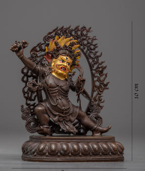 Small Vajrapani Statue | Petite Buddhist Figurine