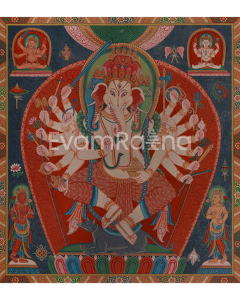 Four-Headed Dvija Ganapati