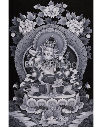 Vajrasattva with Consort Paubha Art