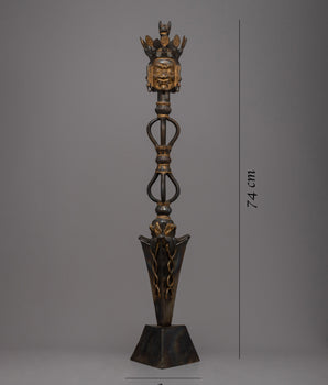 Handcrafted Phurba with Three Faces | Embrace the Triple Energy