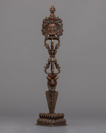 Oxidized Copper Phurba