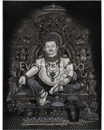 Majestic Lord Kubera Canvas Print