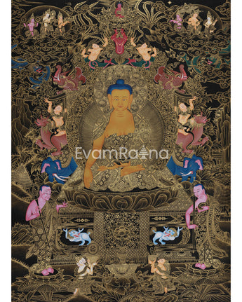 the-enlightened-teacher-buddha-shakyamuni-giclee-canvas-print