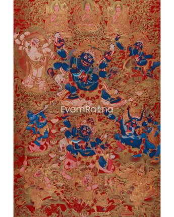 Fierce Six Armed Mahakala Print
