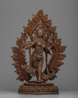 sculpture-of-tibetan-goddess-green-tara