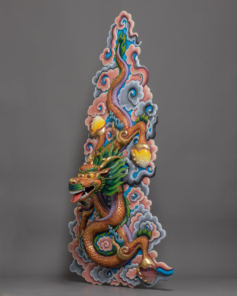 Dragon Wall Hanging | Handcrafted Decor Representing Mythical Beauty