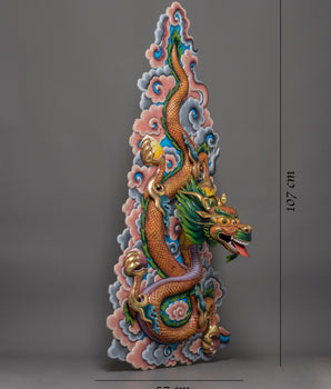 Dragon Wall Hanging | Handcrafted Decor Representing Mythical Beauty