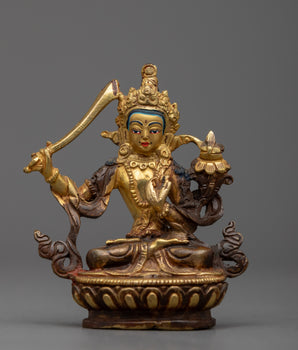 Golden Manjushri Statue