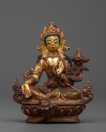 Green Tara Meditation Statue