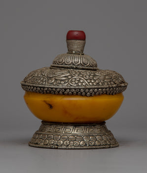 Silver Dhupur Rice Pot