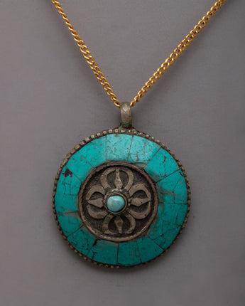 Turquoise Stone Locket
