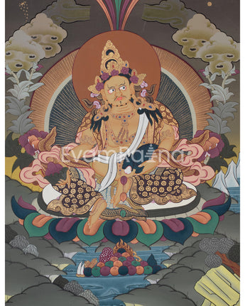 Wealth Deity Artwork | Dzambhala, The Guardian of Abundance & Prosperity