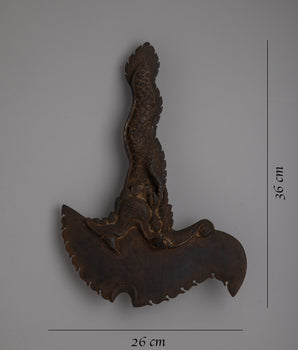 Iron Oxidized Kartika Knife | Tibetan Buddhist Ceremonial Knife