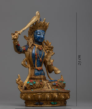 Manjushri Bodhisattva Statue |  Perfect Gift for Meditation and Mindfulness