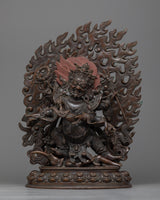 six-armed-mahakala-chocolate oxidized