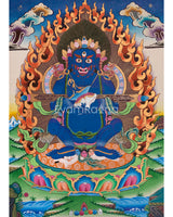 Shakya Mahakala Artwork | The Fierce Protector Deity of Tibetan Buddhism