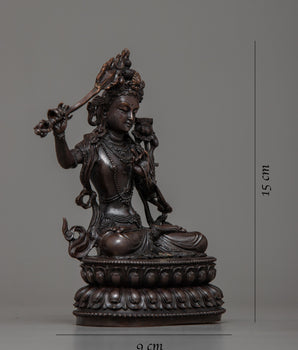Manjushri Deity Statue | Wisdom and Enlightenment in Divine Form